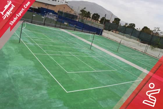 زمین والیبال بسکتبال بدمینتون قدوسی peak