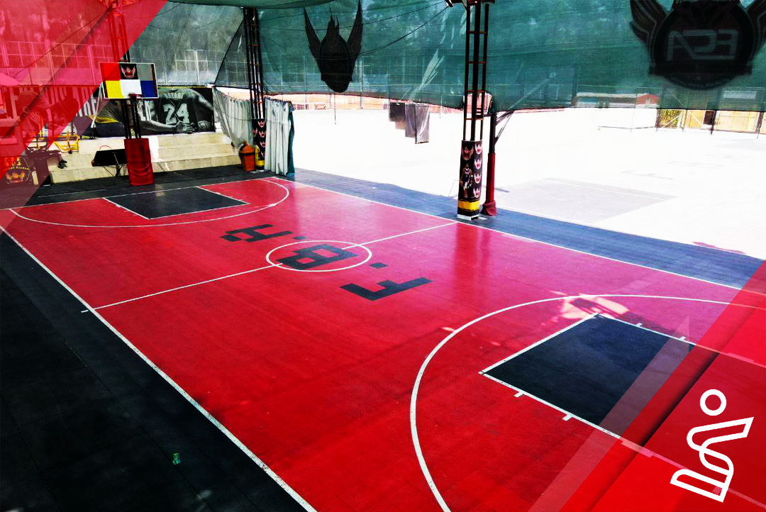 زمین کوچک زمین تخصصی بسکتبال فایربال