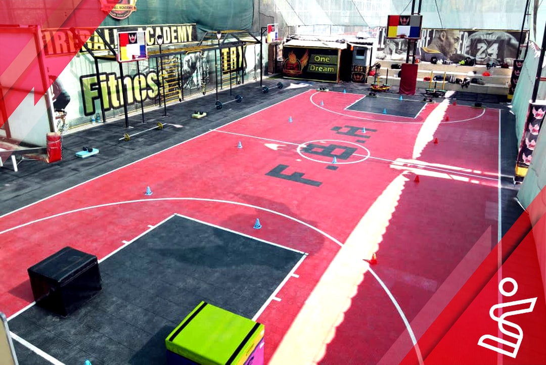 زمین کوچک زمین تخصصی بسکتبال فایربال